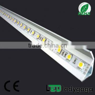 U-shape & V-shape High Brightness Aluminium Bar LED Rigid Strip / LED Rigid Bar rigid smd led strip light