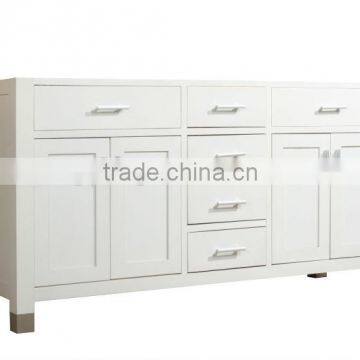 The latest design fashionable waterproof wooden bathroom vanity cabinet (YSG-065)