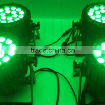 Professional Stage LED Par Light 18x12w RGBW 4 in 1 Outdoor Use IP65 photo-3