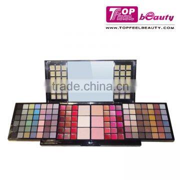 126 Colors oem eyeshadow blush and lipgloss Palette adult makeup sets