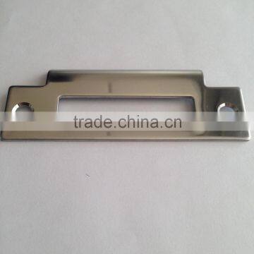 Stainless steel door lock strike plate