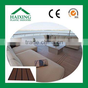 flexible yacht teak decking ,high quality pvc material 190mm*5mm