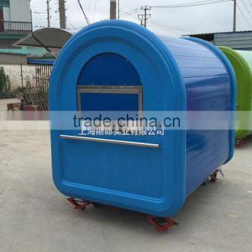 blue food cart beach food truck hot dog Hamburger ice cream cart Blue multi-function mobile food trucks Room the food truck
