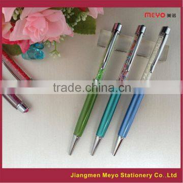 Crystal Ballpoint pen set,metal crystal pen set,Roller crystal pen