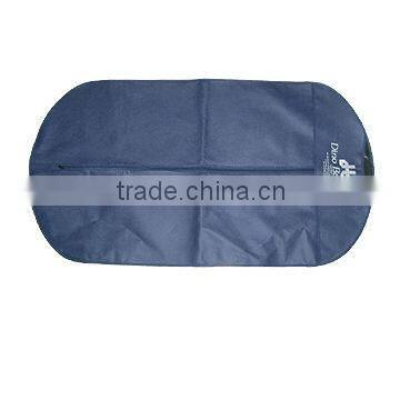 Environmental nonwoven garment bag,non woven suit cover bag with transparent PVC