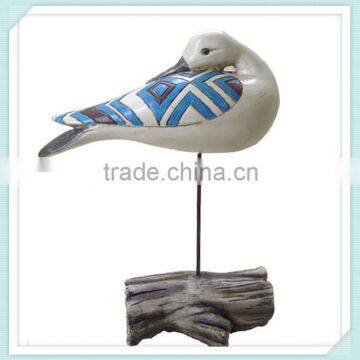 Unique resin seagull decoration