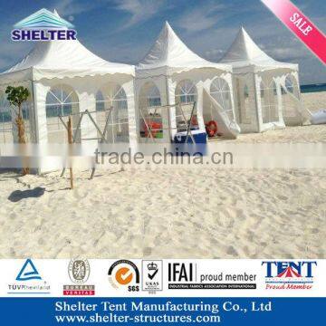 [5%OFF]Guangzhou lowest price UV-resistant seaside pvc pagoda tent for beach take s rest