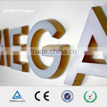 white acrylic led new innovative shop letters lighting sign