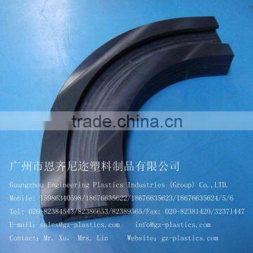 Black HDPE bending guide