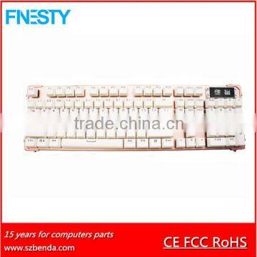 Waterproof Mechanical 7 Colors LED Backlight Gaming Keyboard photo-2