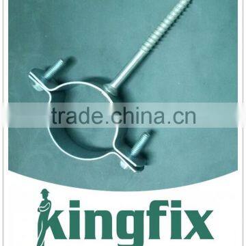 pipe clamp with screw nail and without rubber