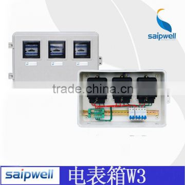 SAIP/SAIPWELL ABS/PC Pre-paid Weatherproof Split Mounting Type Electric Meter Box