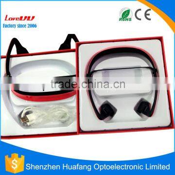 2016 CE&ROHS bone conduction earphone packaging sport bluetooth earphone