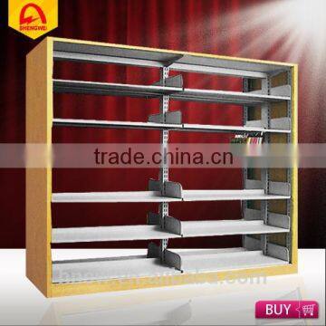 lastest design library steel book shelf school metal book rack for sale