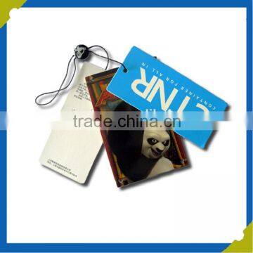 China hot sale coustomized cheap clothing hang tags low minimum