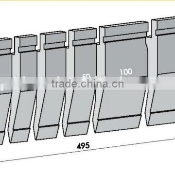 sectionalised top tool