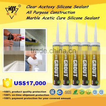 Clear Neutral All Purpose Construction Marble Silicone Sealant