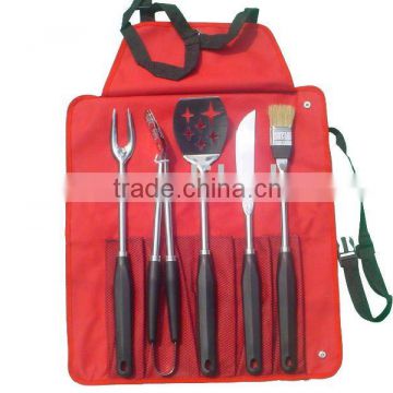 Stainless steel bbq tool set