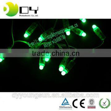 Available Outdoor Usage Strawhat DC5v 9MM single color Pixel Led String L ight