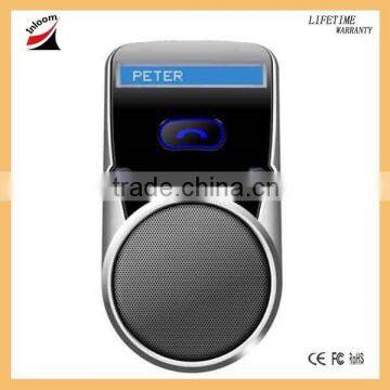 Solar power Multipoint Bluetooth Handsfree Car Kit Speakerphone with LCD display