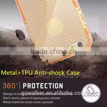 Top Sales new premium TPU+Metal rhinestone case cover for iphone 6 6s 6 plus 6s plus