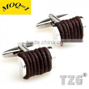 TZG03506 Leather Cufflink