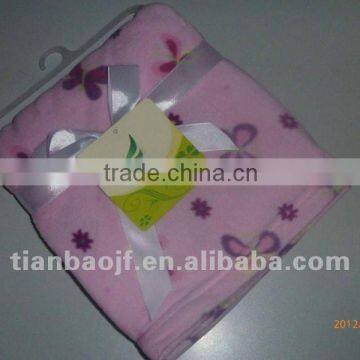 100% polyester fleece baby blanket 0900