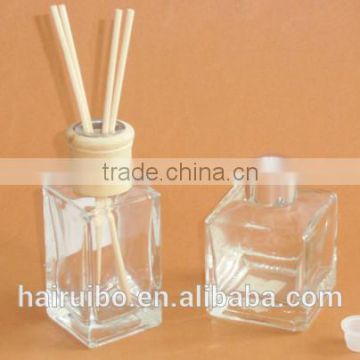 100ml newest empty square aroma reed diffuser glass bottles for sale