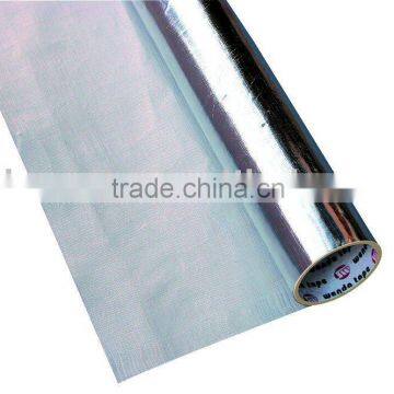 Fiberglass cloth with aluminum foil backing