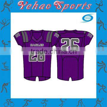 new style custom subllimation american football jersey with on time delivery