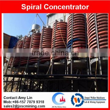 spiral chute for silica sand processing