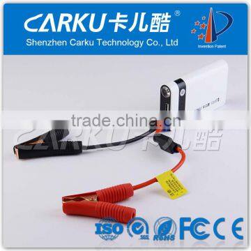 latest carku epower-03 8000mAh emergency car jump starter 12v mini battery booster 12v jumper pack