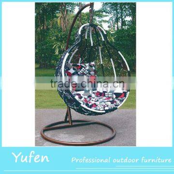 Garden pear shape rattan swing outdoor hanging chair