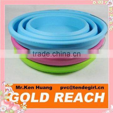 Flexible Silicone Beach Bucket Beach Pail Set