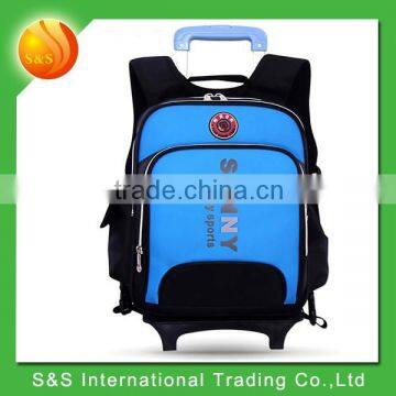 OEM good quality exclusive elementary students kids trolley school bag