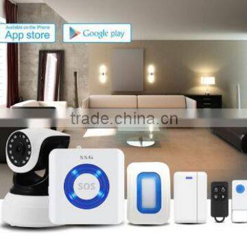 SSG T0 Wi-Fi Alarm System Home Security Anti-theft Alarm System with Indoor Plug&play WIFI IP P2P camera 720P