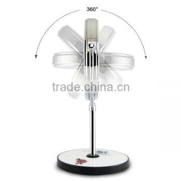 Customized Logo Bedroom Touch Sensor Aluminum Compact Mirror photo-3