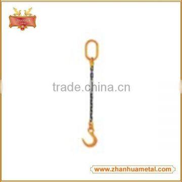 Professional Manufacture Single Leg Chain Sling (With Hook)