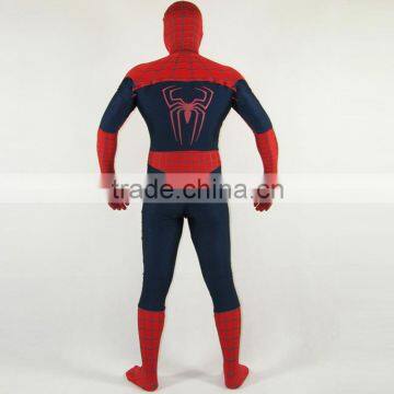 Breathable Adult Spiderman Suit Lycra Spiderman Cosplay Costumes