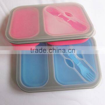 Silicone Foldable FDA Bento Box photo-5