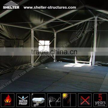 2016 6X9m New Style Big Army Tent With Green PVC Fabric for Sale photo-4