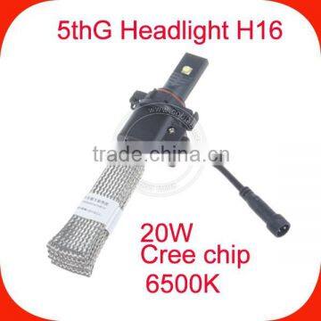 Hotsale Superbright 5th generation headlight crees waterproof car led headlamp