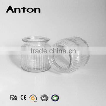 Clear Glass Candle Holder Centerpieces for Christmas photo-2