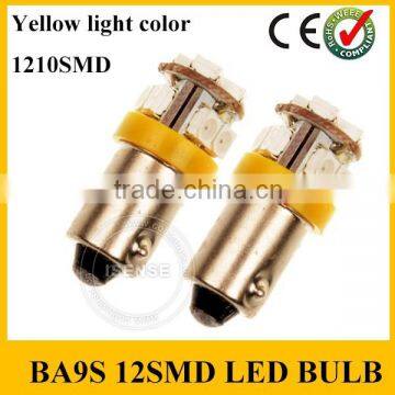 SMD 5050 auto lamp ba9s led bulb y/b/r colors 1210 /3528 smd