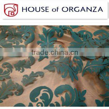 High Quality Flocking Organza