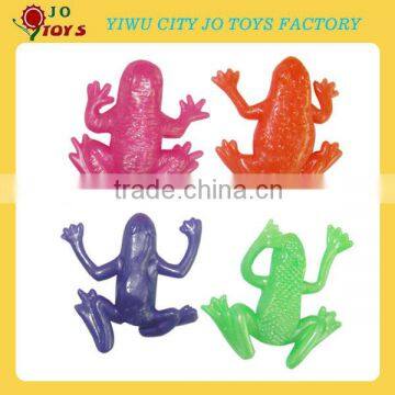 Wholesale TPR toy stretch and sticky frog