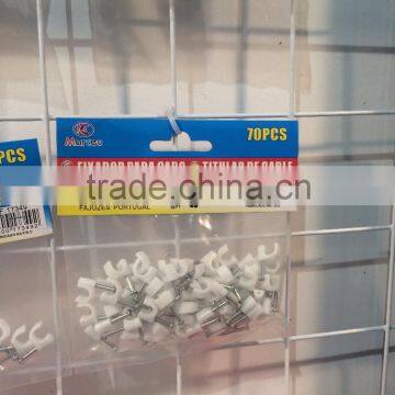 Supply Nail Wire Clips/nail Cable Clips/nail Cable Clamps 8mm With Hanging Card photo-2