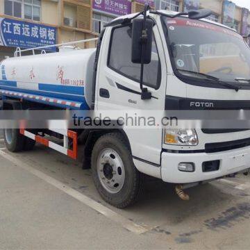 FOTON best-selling 8000L water bowser truck for sale