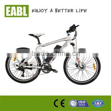 carbon fibre frame samsung battery electric MTB bike with shiman 24speed