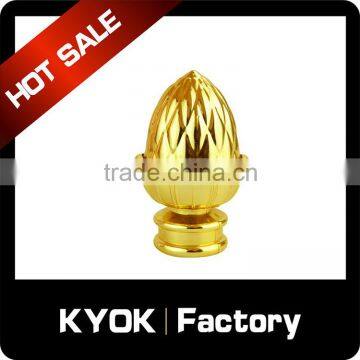 KYOK Aluminum Curtain Finials,simple Design Curtain Rod Finials,curtain Finials Wholesale photo-3